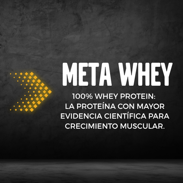 Meta Whey 5lb | Proteína Whey Concentrada | 65 Servicios
