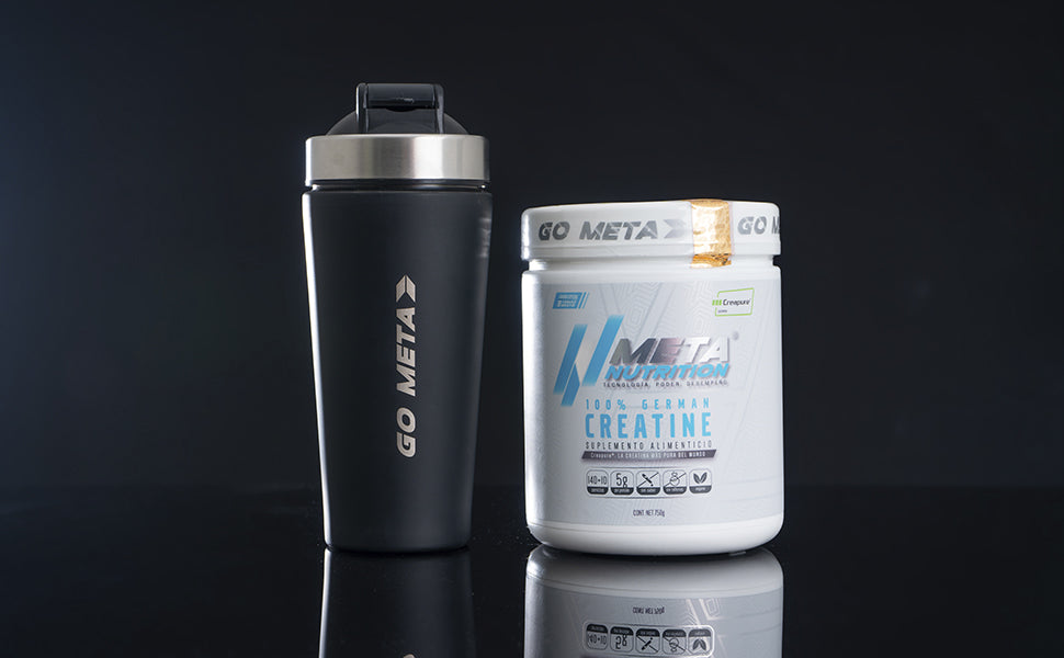 100% German Creatine Meta Nutrition - Made of Creapure®, 140+ 10 servicios GRATIS.