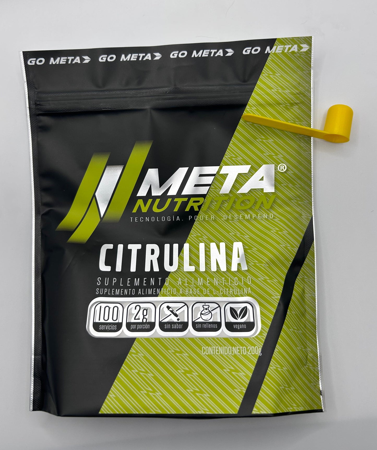 Citrulina Meta Nutrition | En polvo de Alta Pureza, 100 servicios.