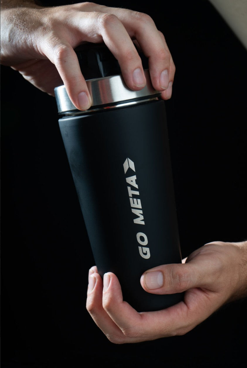 Shaker GoMeta de Acero Inoxidable