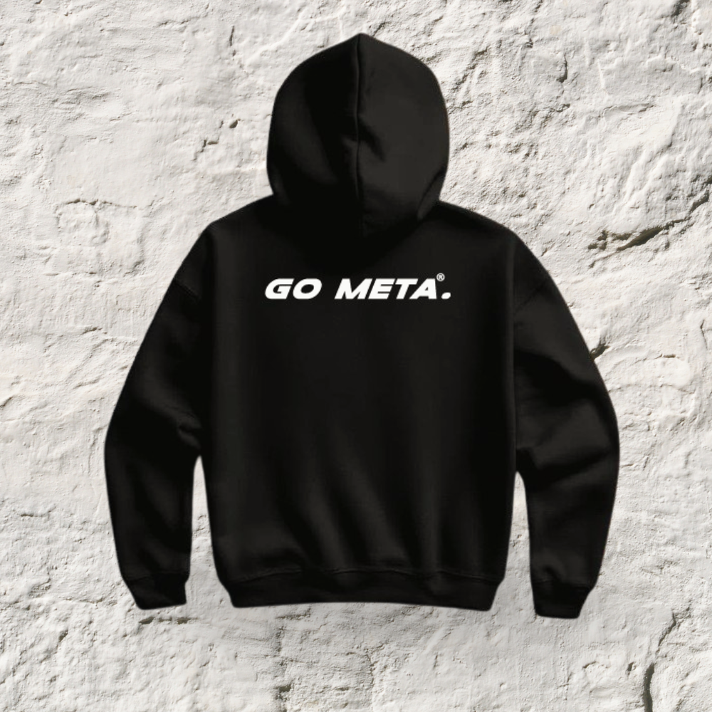 Sudadera Go Meta Negra