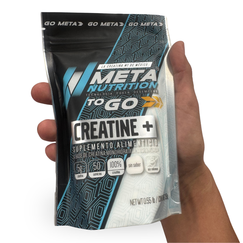 NUEVO! Creatine+ To Go | Creatina Monohidratada Micronizada| 50 Servicios.