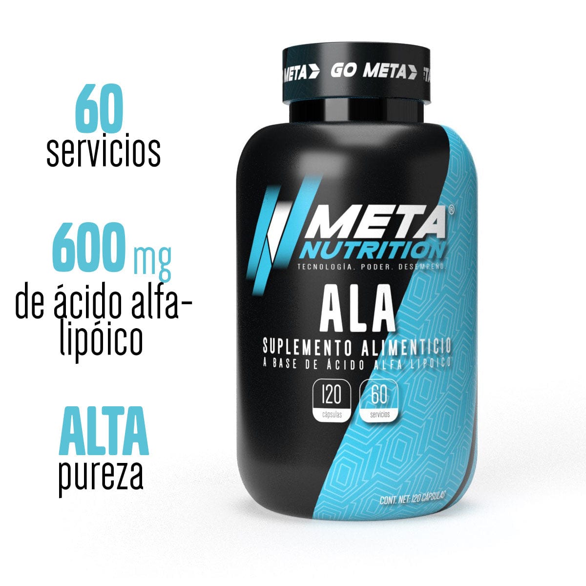 ALA Ácido Alfa Lipoico – Antioxidante Potente y Soporte Metabólico | Meta Nutrition