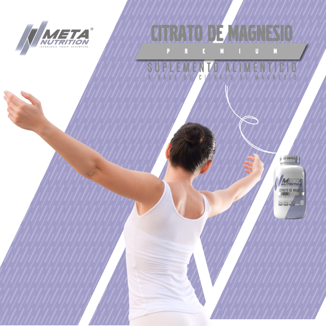 Citrato de Magnesio Premium, 120 caps, 40 servicios