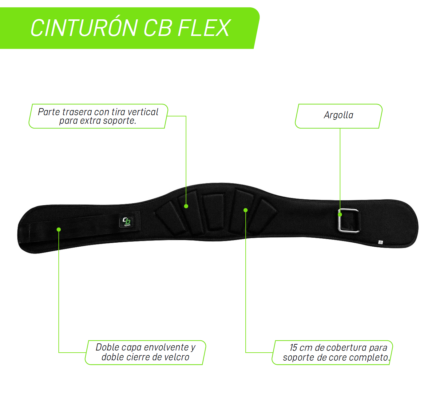 Cinturón de Entrenamiento CB-Flex | CB SPORT.