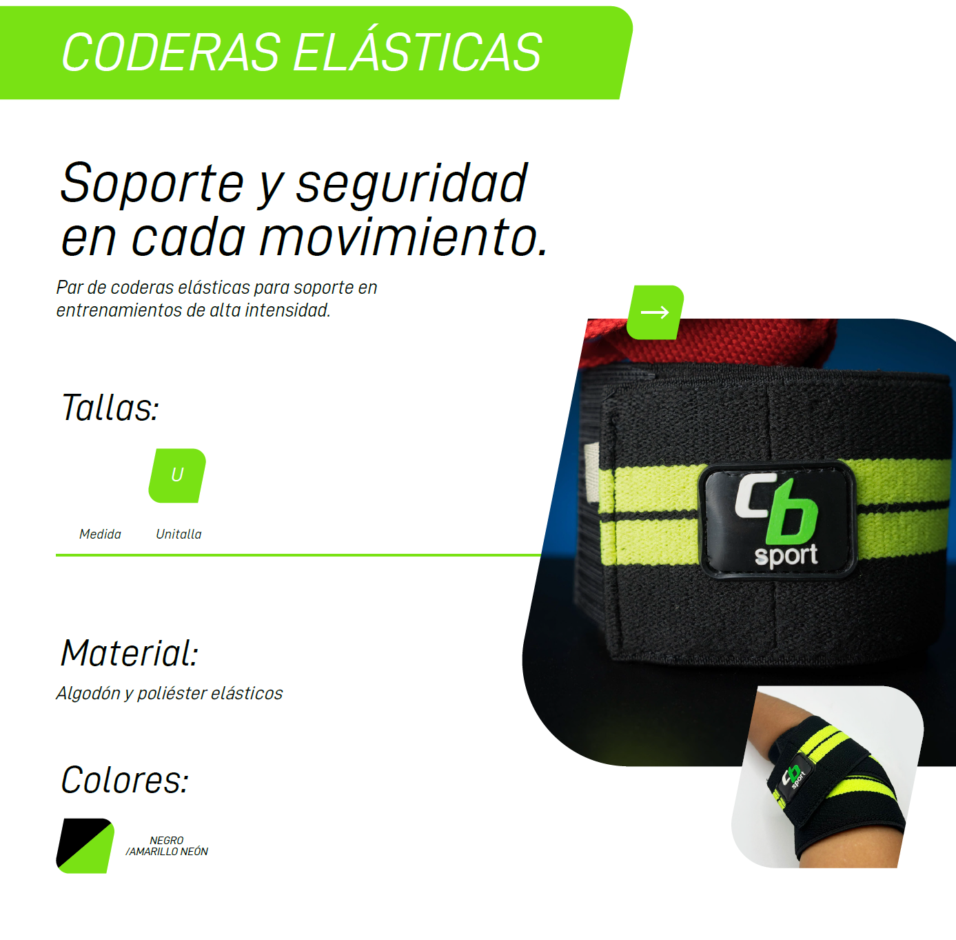 Coderas Elásticas | CB SPORT.