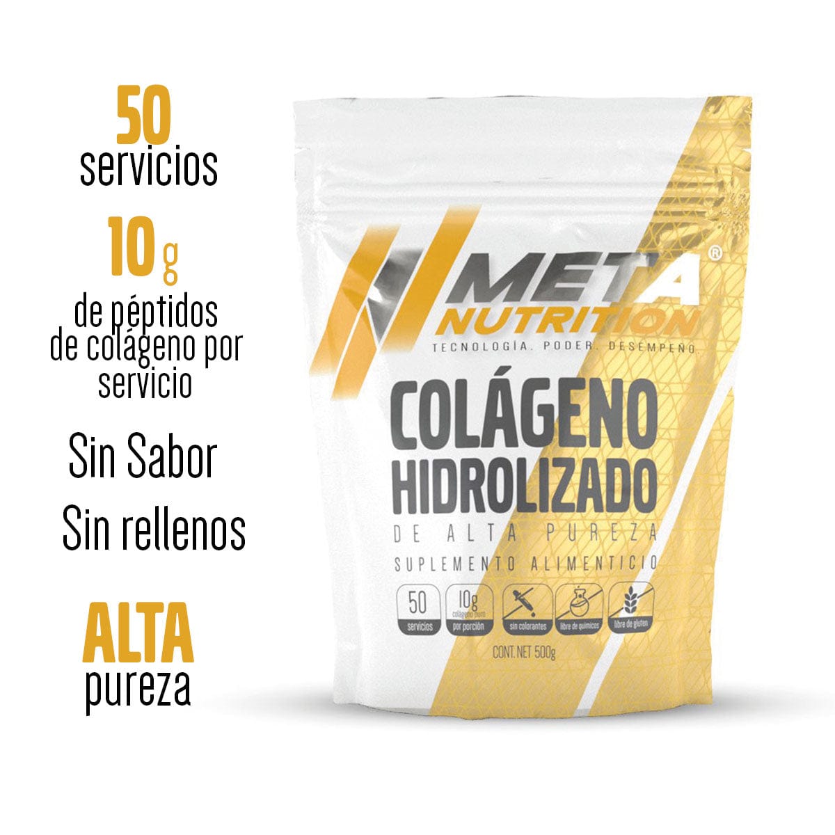 PACK TOTAL HEALTH: Colágeno Hidrolizado + Creapure 750g + Omega 3 + Glicinato de Mg + Shaker pastillero GRATIS.