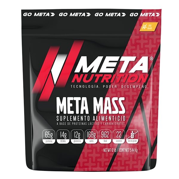 Meta Mass 12 lb. Ganador alto en proteína.