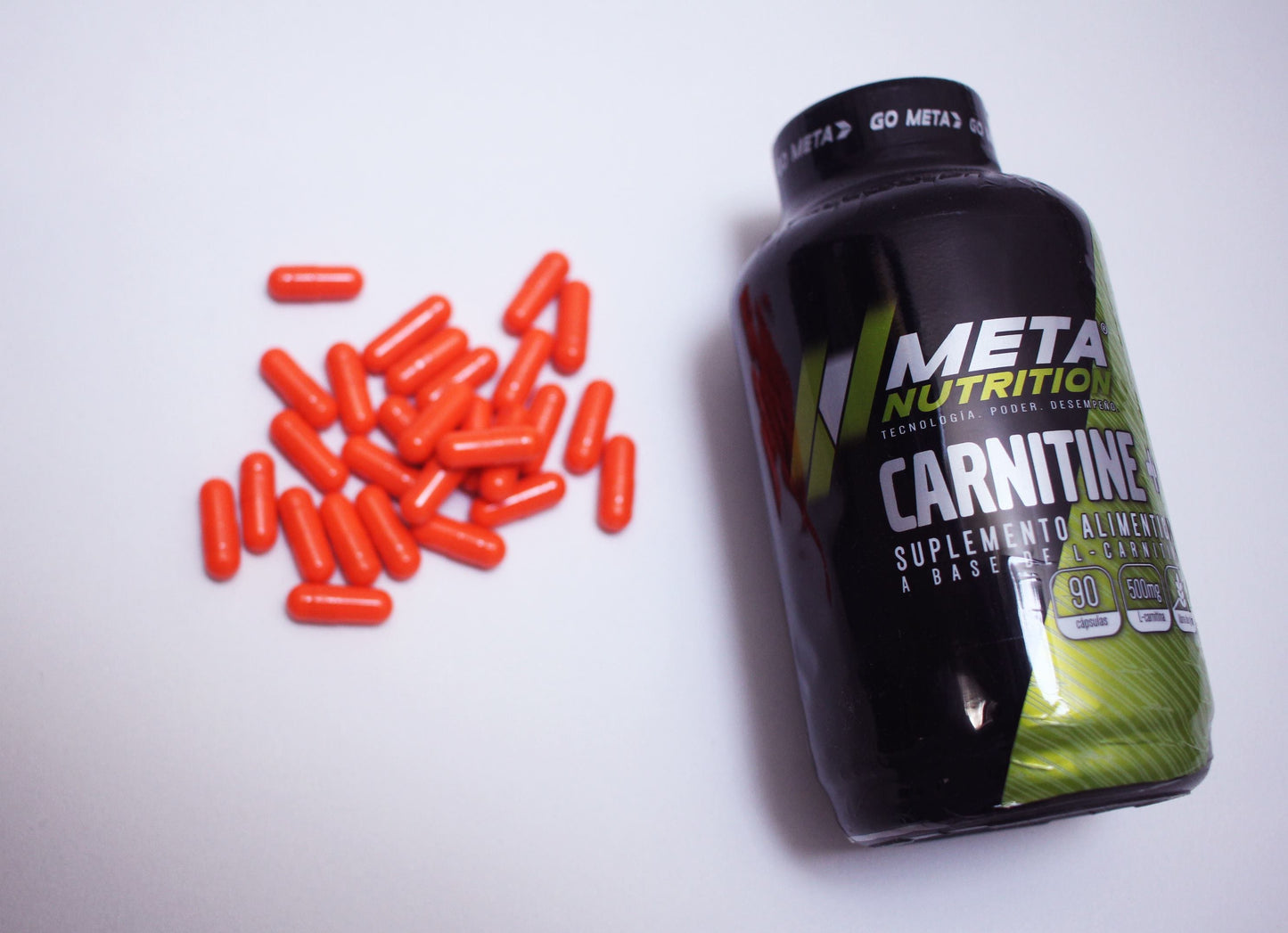 Carnitine+ Meta Nutrition| L-Carnitina 90 caps.