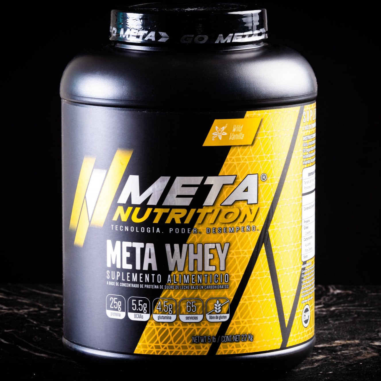 Meta Whey- 100% WHEY protein, 65 servicios, 5lb