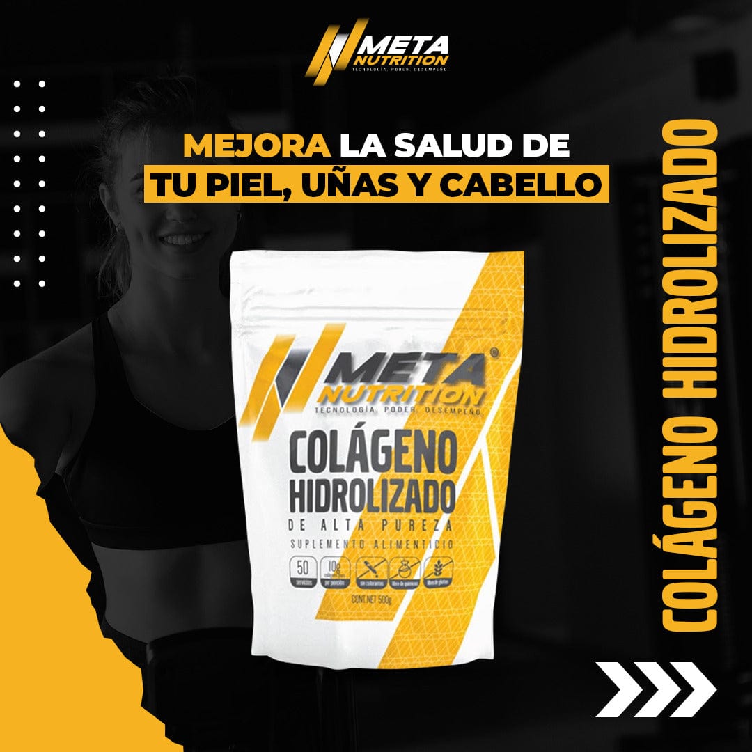 Colágeno Hidrolizado Meta Nutrition de Alta Pureza 500g