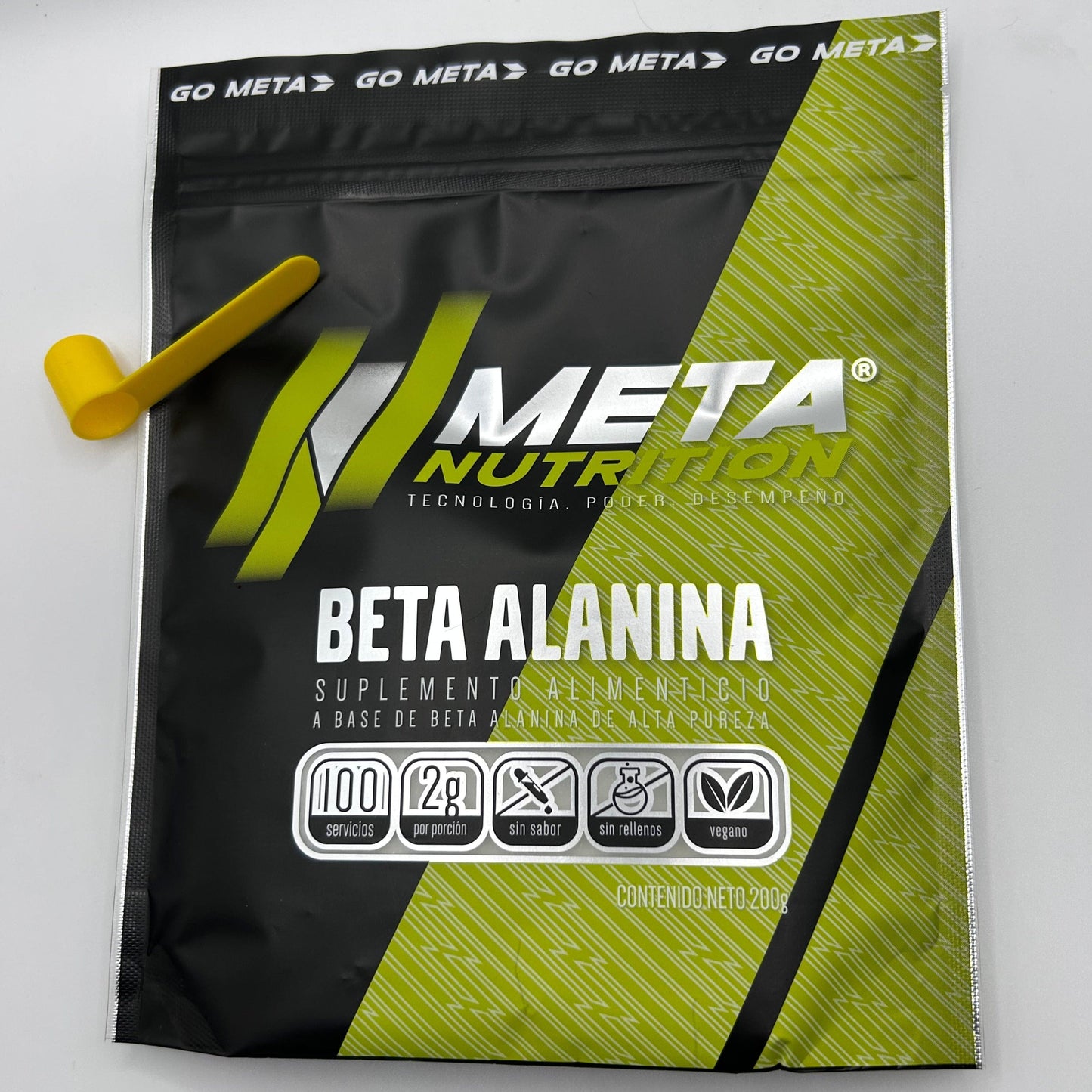 Beta Alanina Meta Nutrition de Alta Pureza 100 servicios