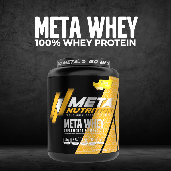 Meta Whey 5lb | Proteína Whey Concentrada | 65 Servicios