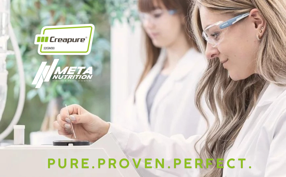 100% German Creatine Creapure® | Meta Nutrition | Pureza Certificada | 150 Servicios