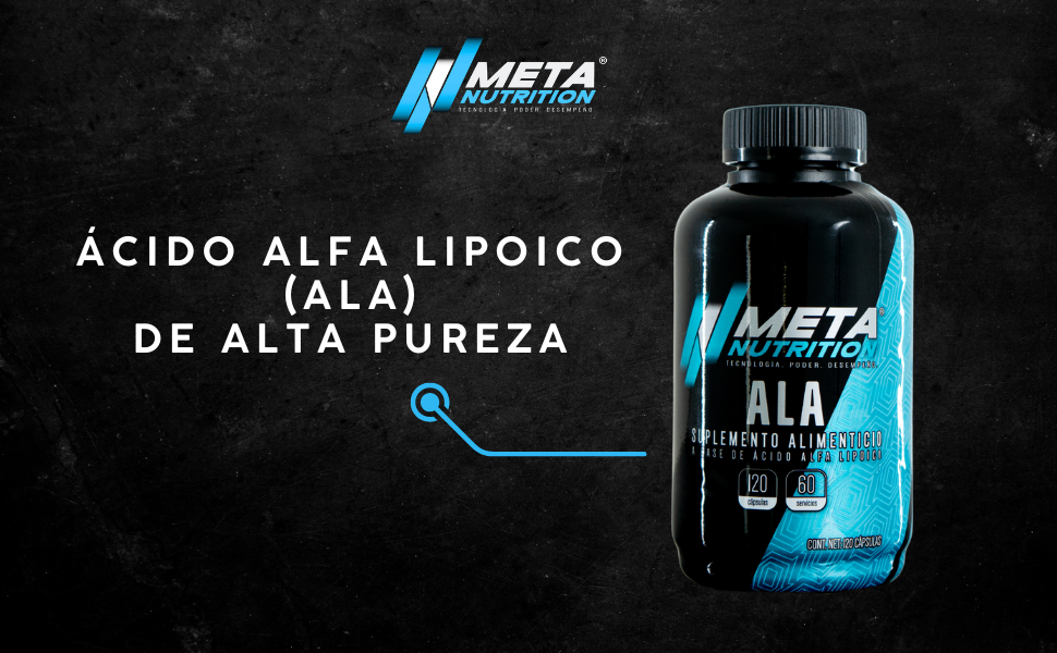 ALA  | Ácido Alfa Lipoico 120 Cápsulas.