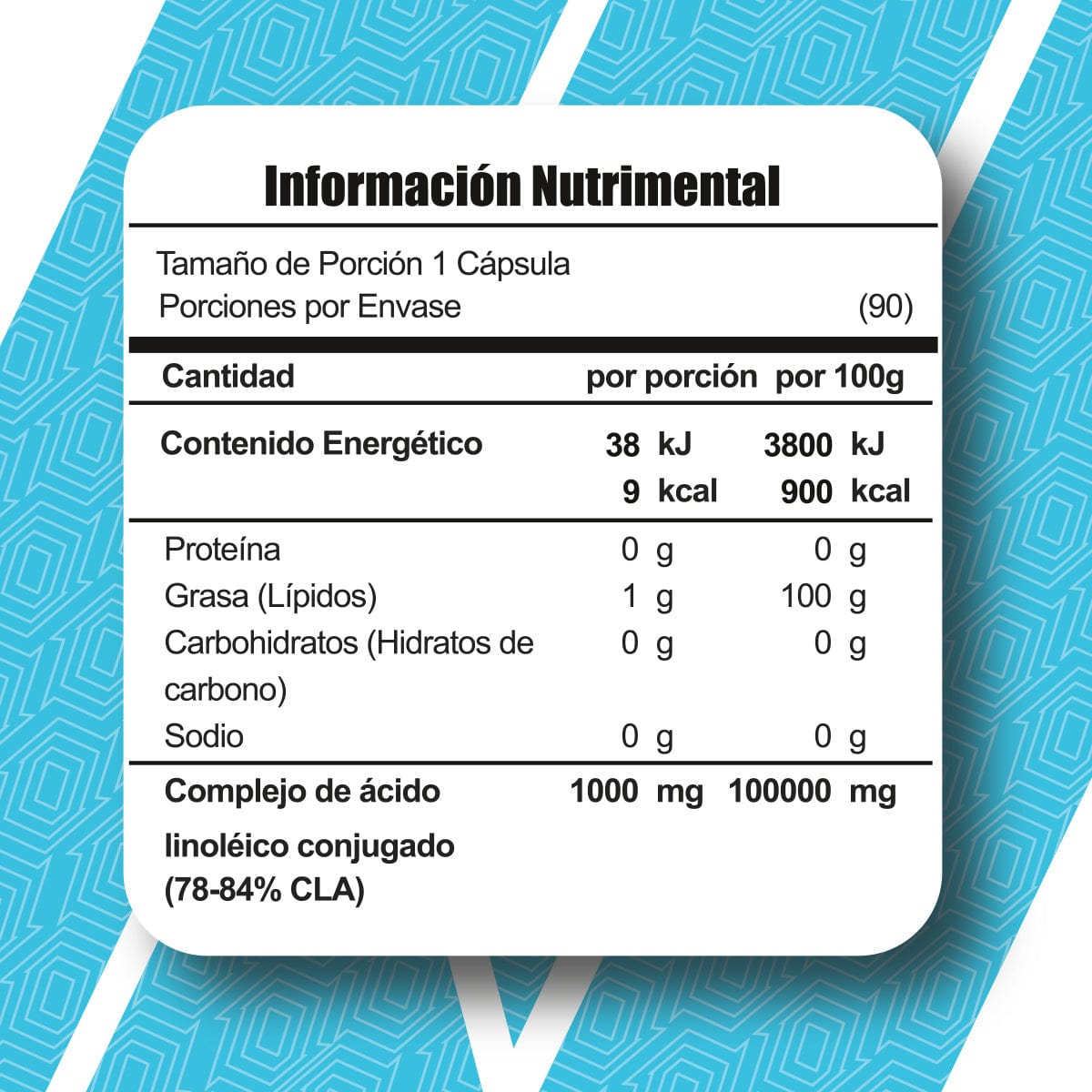 CLA+ (Ácido Linoleico Conjugado) 90 servicios.