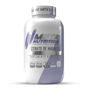 Citrato de Magnesio Premium, 120 caps, 40 servicios