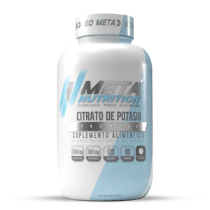 Citrato de Potasio Premium, 120 caps, 40 servicios.