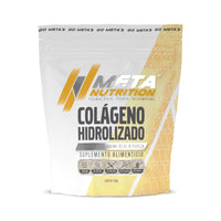 Colágeno Hidrolizado Puro Meta Nutrition sin rellenos alta absorción péptidos bajo peso molecular