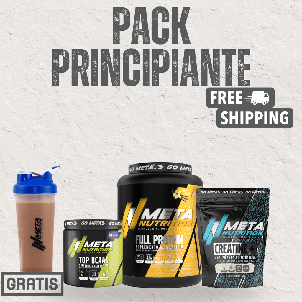 Pack para Principiantes – Full Protein + Creatina + Top BCAAs + Shaker GRATIS
