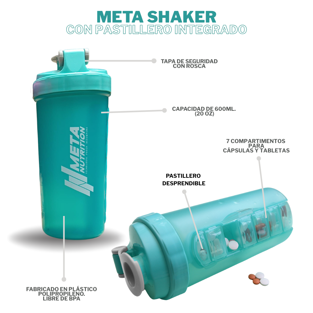 PACK TOTAL HEALTH: Colágeno Hidrolizado + Creapure 750g + Omega 3 + Glicinato de Mg + Shaker pastillero GRATIS.