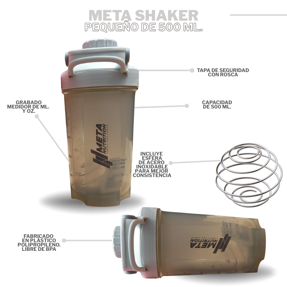 Meta Shaker Pequeño 500 ml.