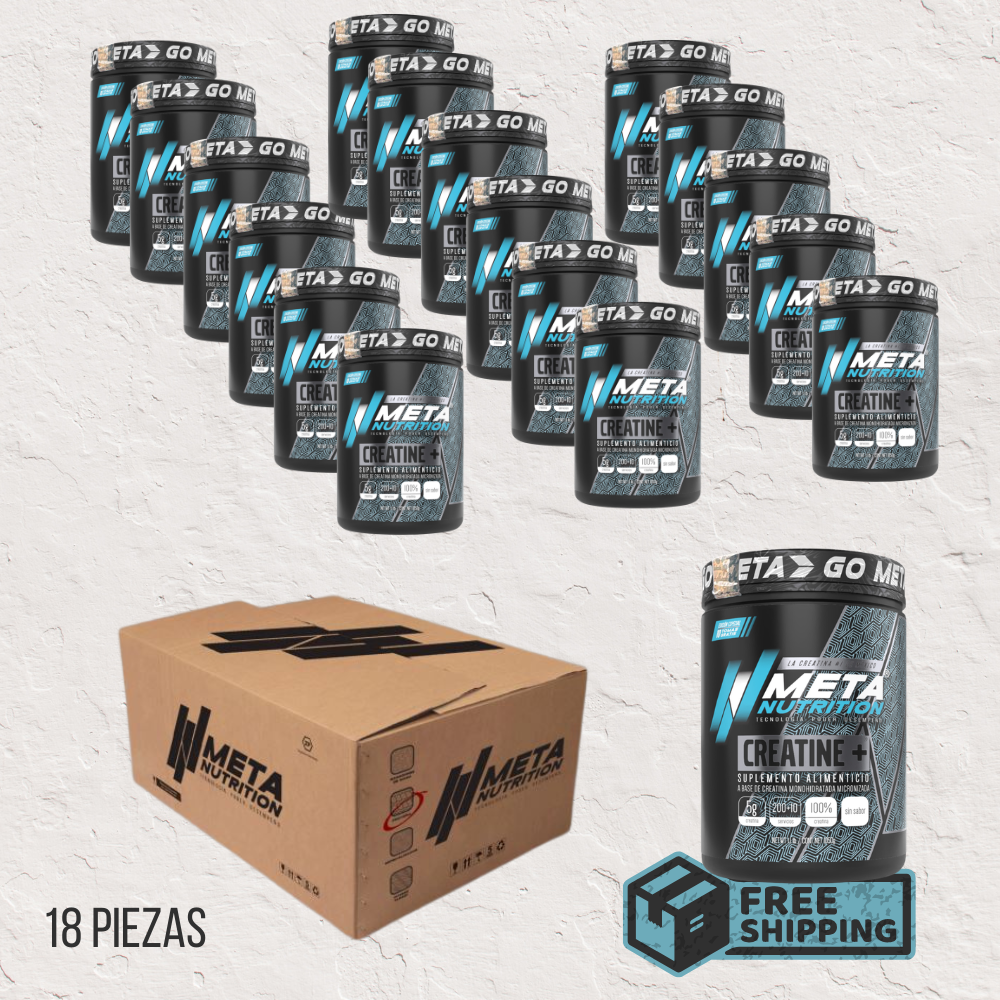 Mayoreo 2-🔥HOT SALE🔥-18 piezas BOX-  de Creatina Monohidratada Micronizada 210 servicios.