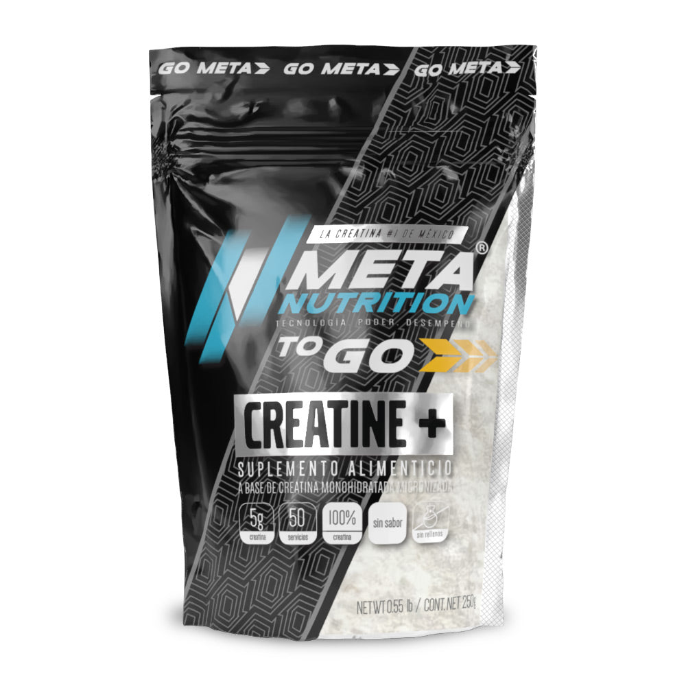 NUEVO! Creatine+ To Go | Creatina Monohidratada Micronizada| 50 Servicios.