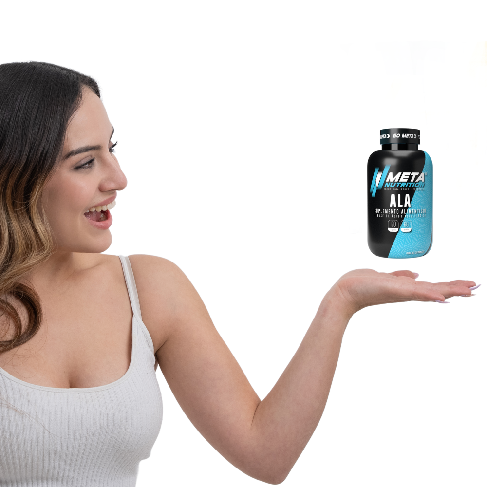ALA Meta Nutrition | Ácido Alfa Lipoico 120 Cápsulas.