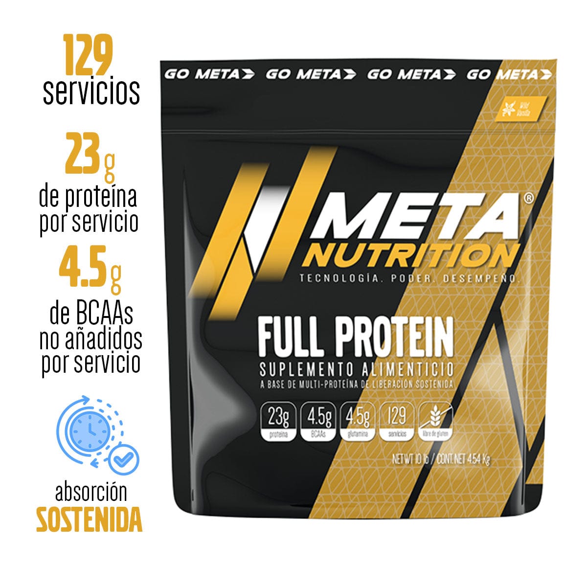 Full Protein 10 lb, 129 servicios