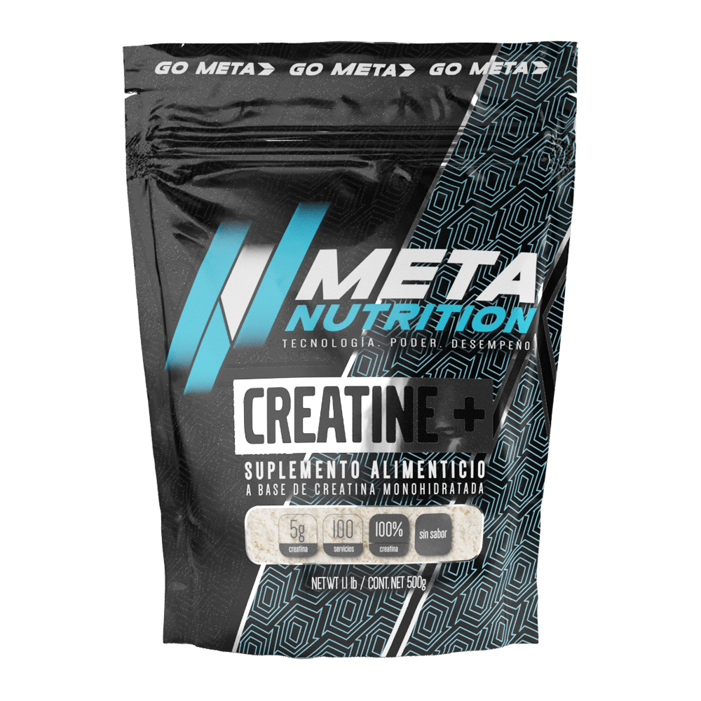 Creatina Monohidratada Micronizada – 100 Servicios + 10 GRATIS | Meta Nutrition.
