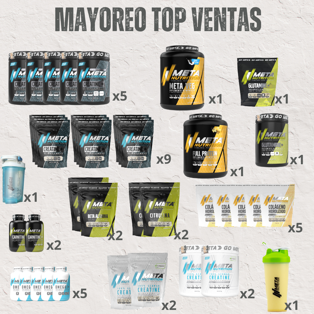 Kit Mayorista Meta Nutrition – 42 Productos Más Vendidos