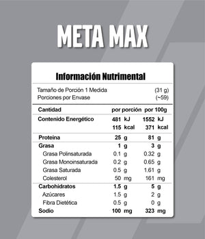 Meta Max Isolate Whey Protein