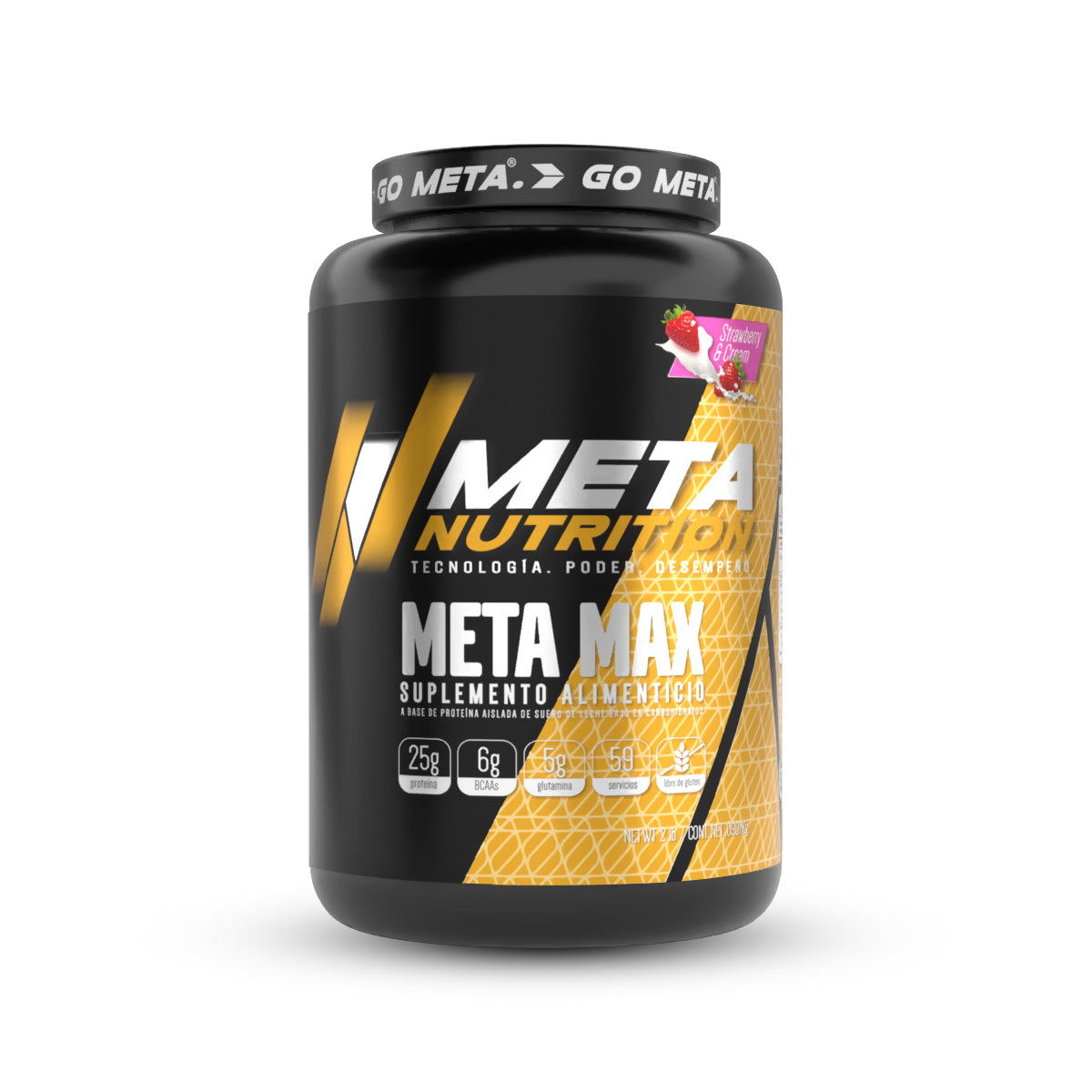 Meta Max Meta Nutrition- Isolate Whey Protein 29 servicios, 2 lb