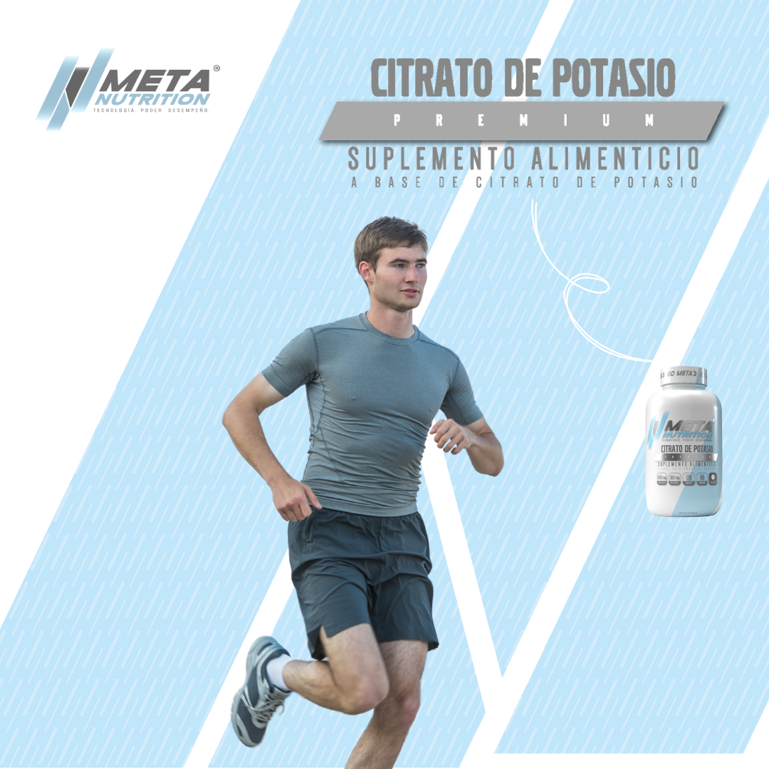 Citrato de Potasio Premium, 120 caps, 40 servicios.