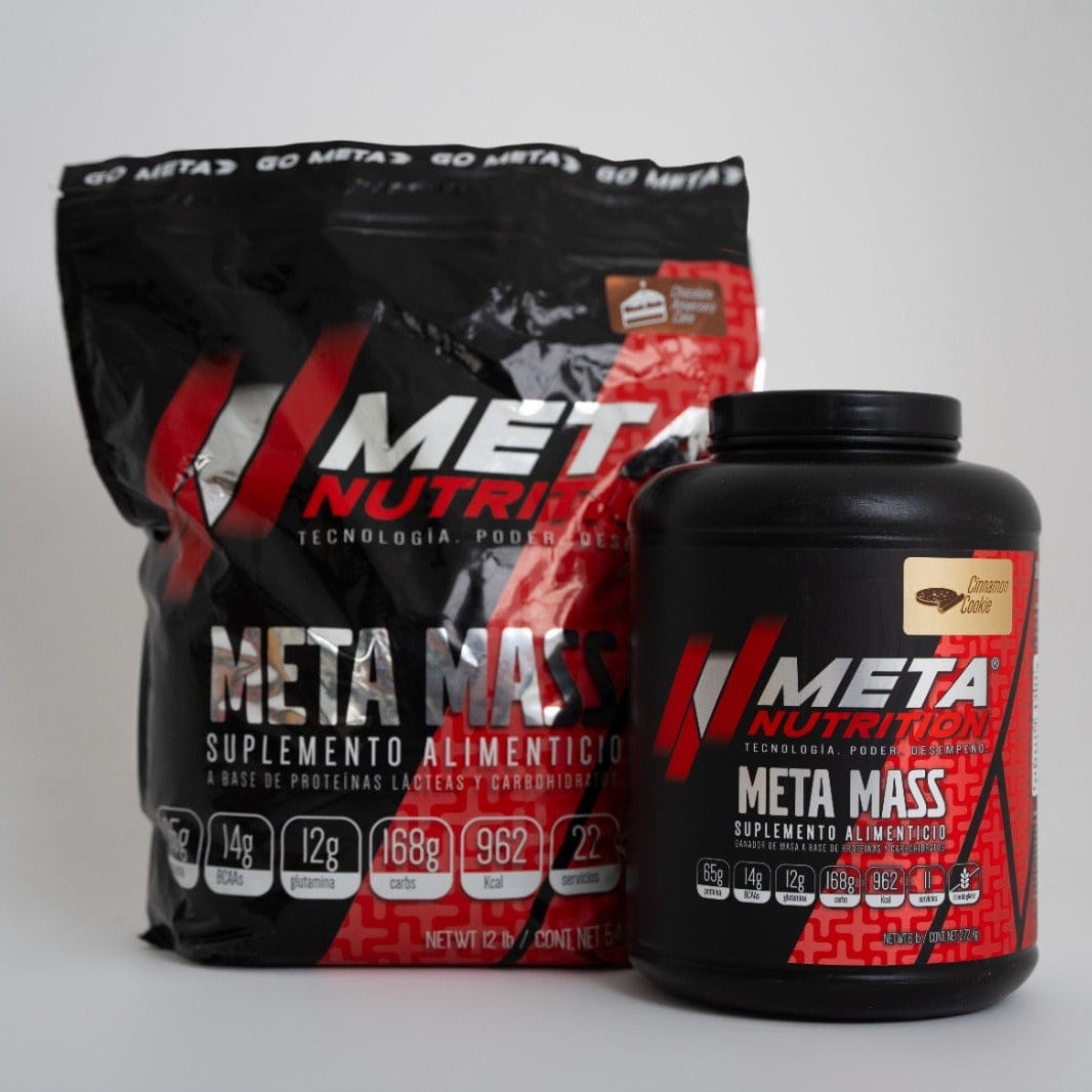 Meta Mass 12 lb. Ganador alto en proteína.