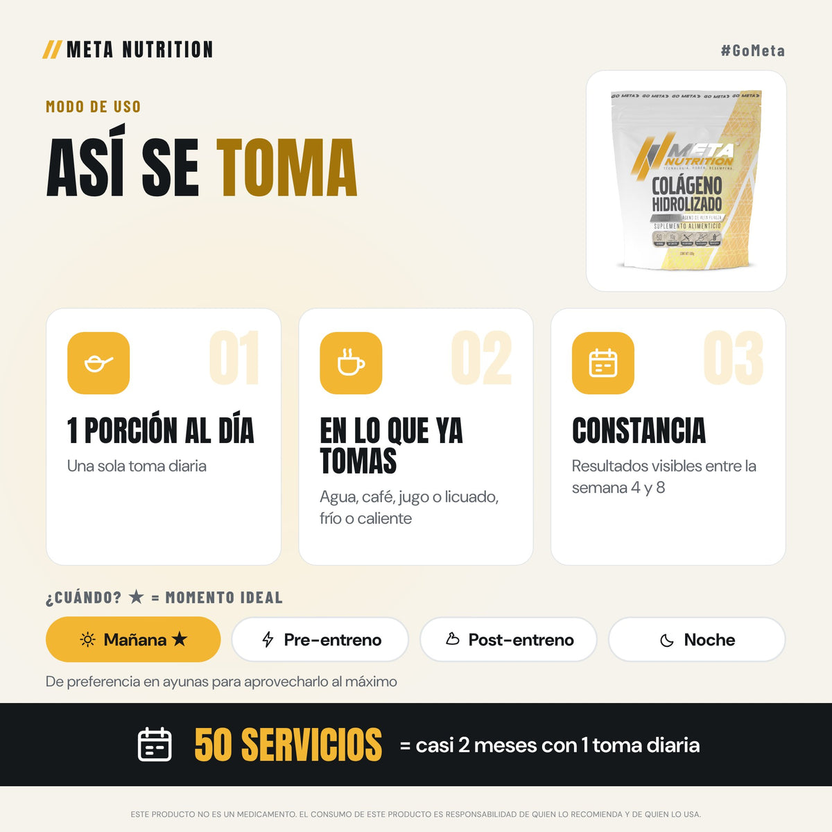 6 PACK de Colágeno Hidrolizado de Alta Pureza 500g.