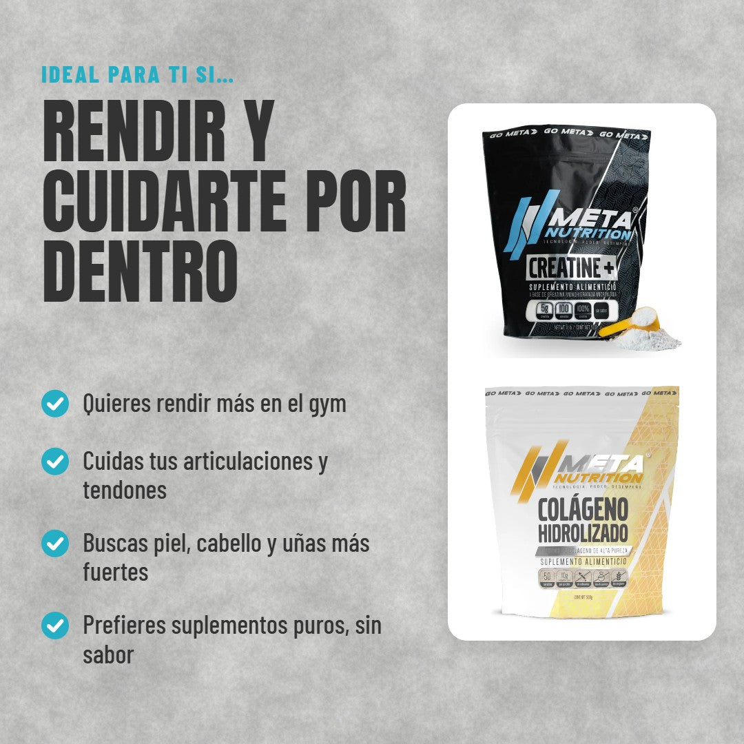 Para quién es el Pack Creatina y Colágeno
