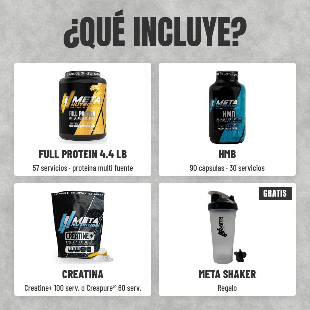 Qué incluye el Pack Ganancia Muscular
