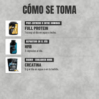 Cómo se toma el Pack Ganancia Muscular
