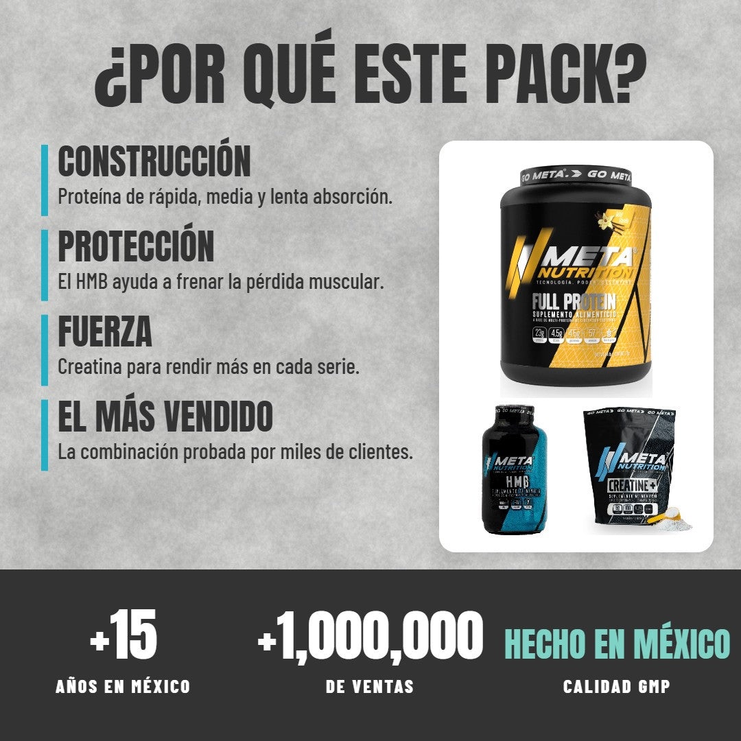 Por qué elegir el Pack Ganancia Muscular