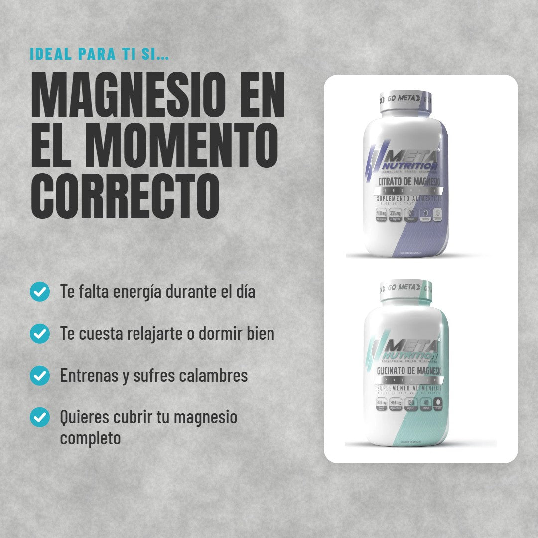Para quién es el Pack Magnesio Día y Noche