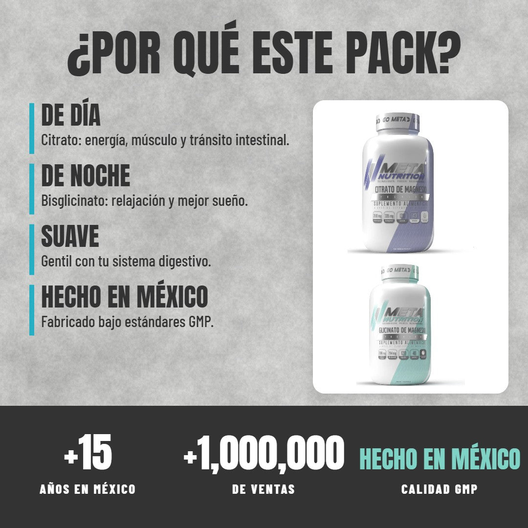 Por qué elegir el Pack Magnesio Día y Noche