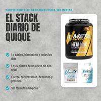 El stack diario de Quique Luna, participante de Habilidad Física 100 México