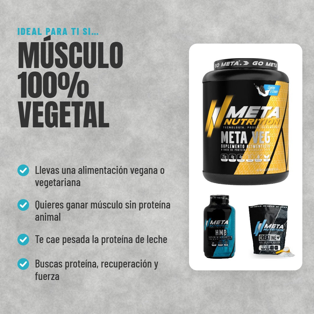 Para quién es el Pack Ganancia Muscular Vegan