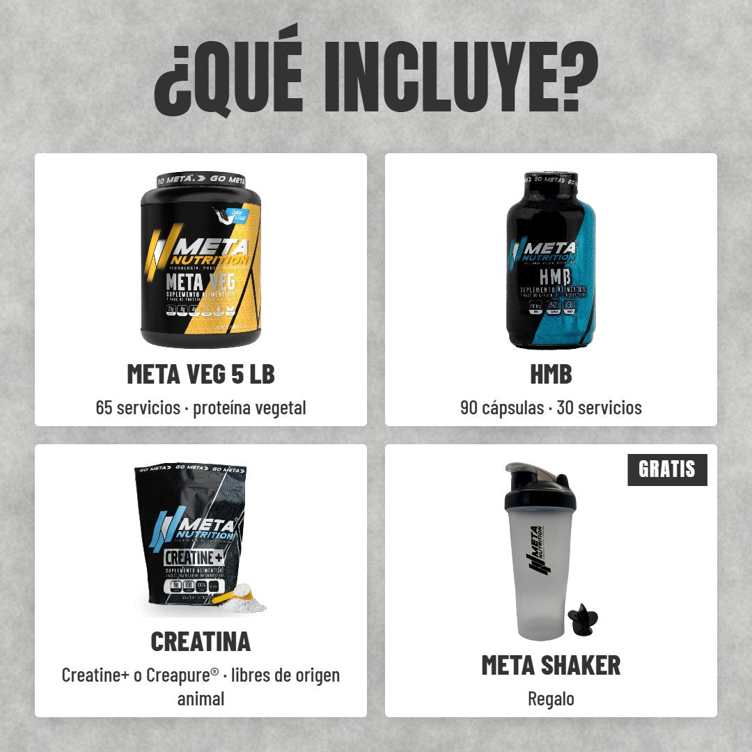 Qué incluye el Pack Ganancia Muscular Vegan
