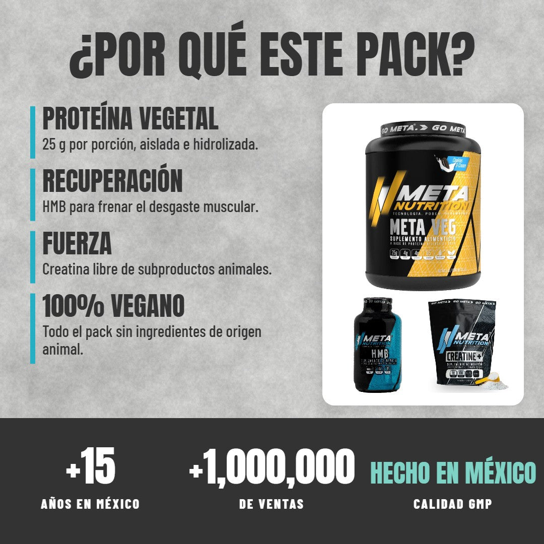 Por qué elegir el Pack Ganancia Muscular Vegan