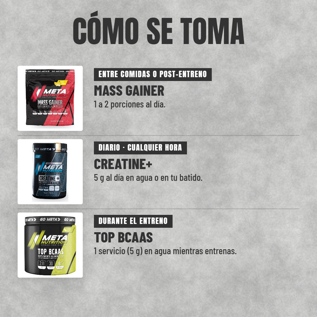 Cómo se toma el Pack Volumen Jumbo