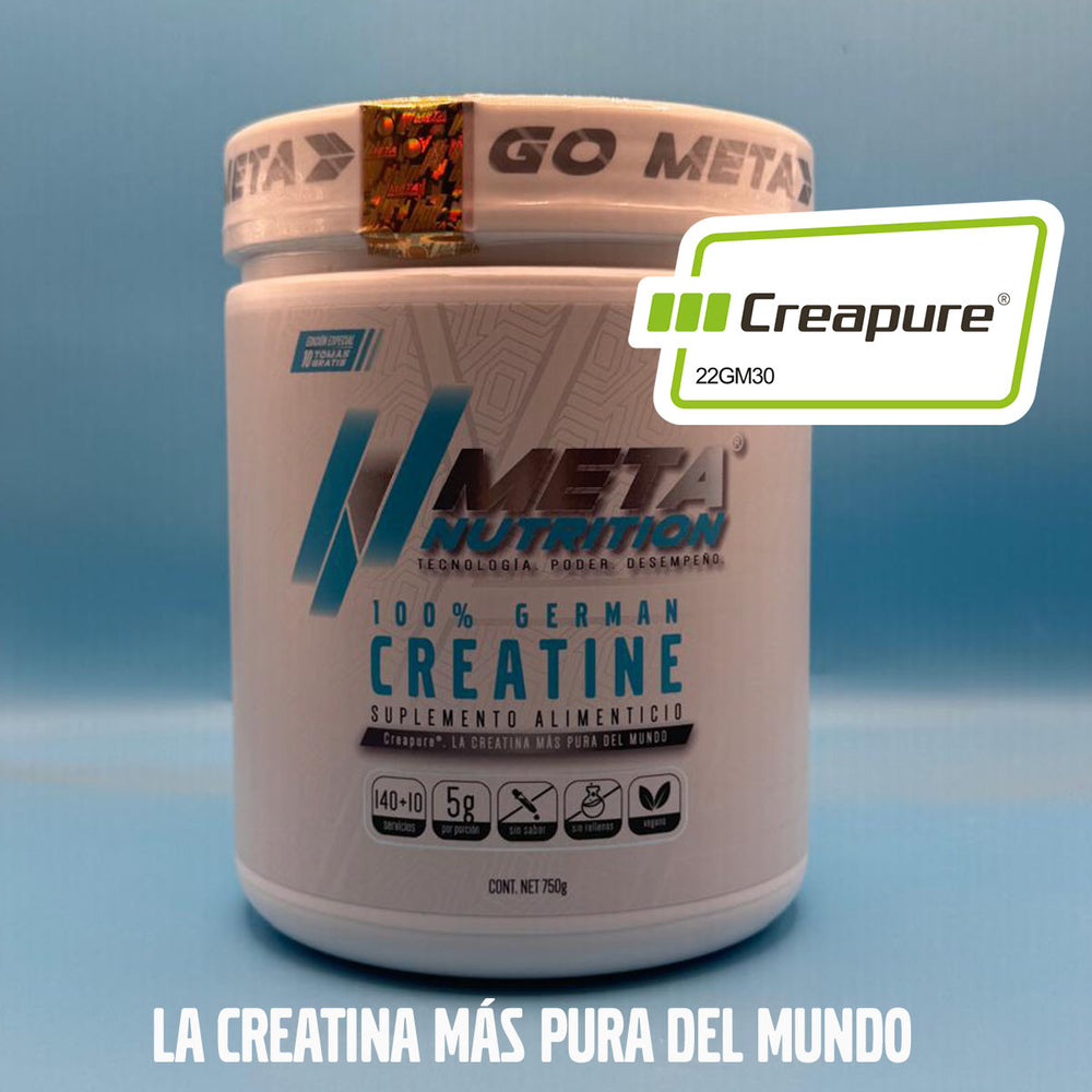 100% German Creatine - Made of Creapure®,  140+ 10 servicios GRATIS.