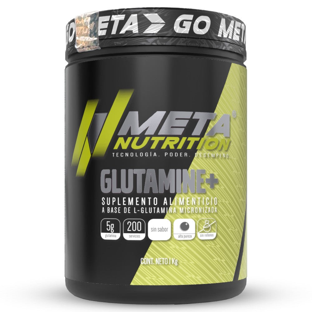 Glutamine+ De Alta Pureza 1000g, 200 Servicios.